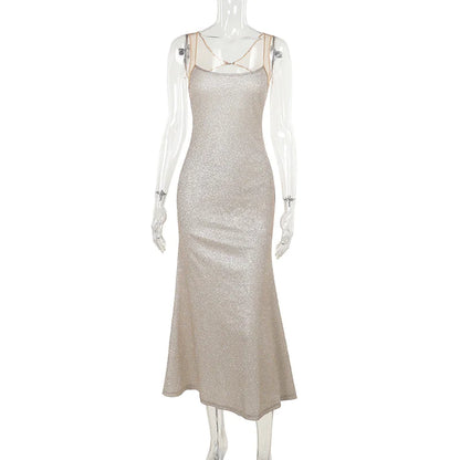 Women's Shiny Camisole Dress