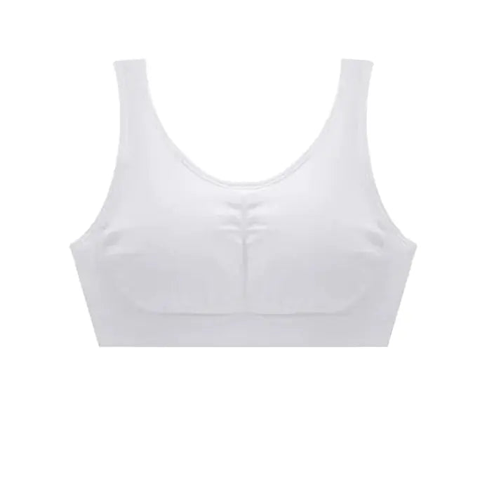 Large Size Light Version Vest Bra Solid Color Base Polyester Women's Bras Not Branded