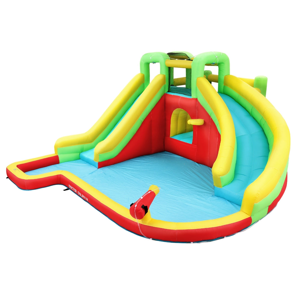 Doctor Dolphin Kids Inflatable Pool Water Slide Park Jumping Castle 575X445CM Main image