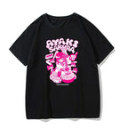 Short Sleeve Oversized Anime Tshirt