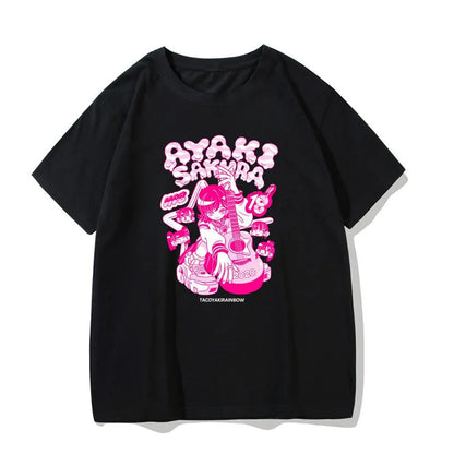 Short Sleeve Oversized Anime Tshirt