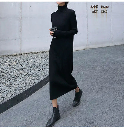 Women's Korean Style Knit Dress