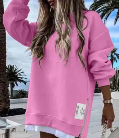 Women's Zipper Sweater Dress