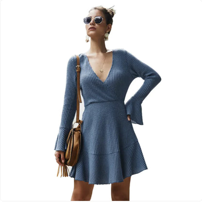 Women's Sexy Knitted Dress