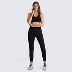 Women's Seamless Knit Yoga Set Activewear Outfit