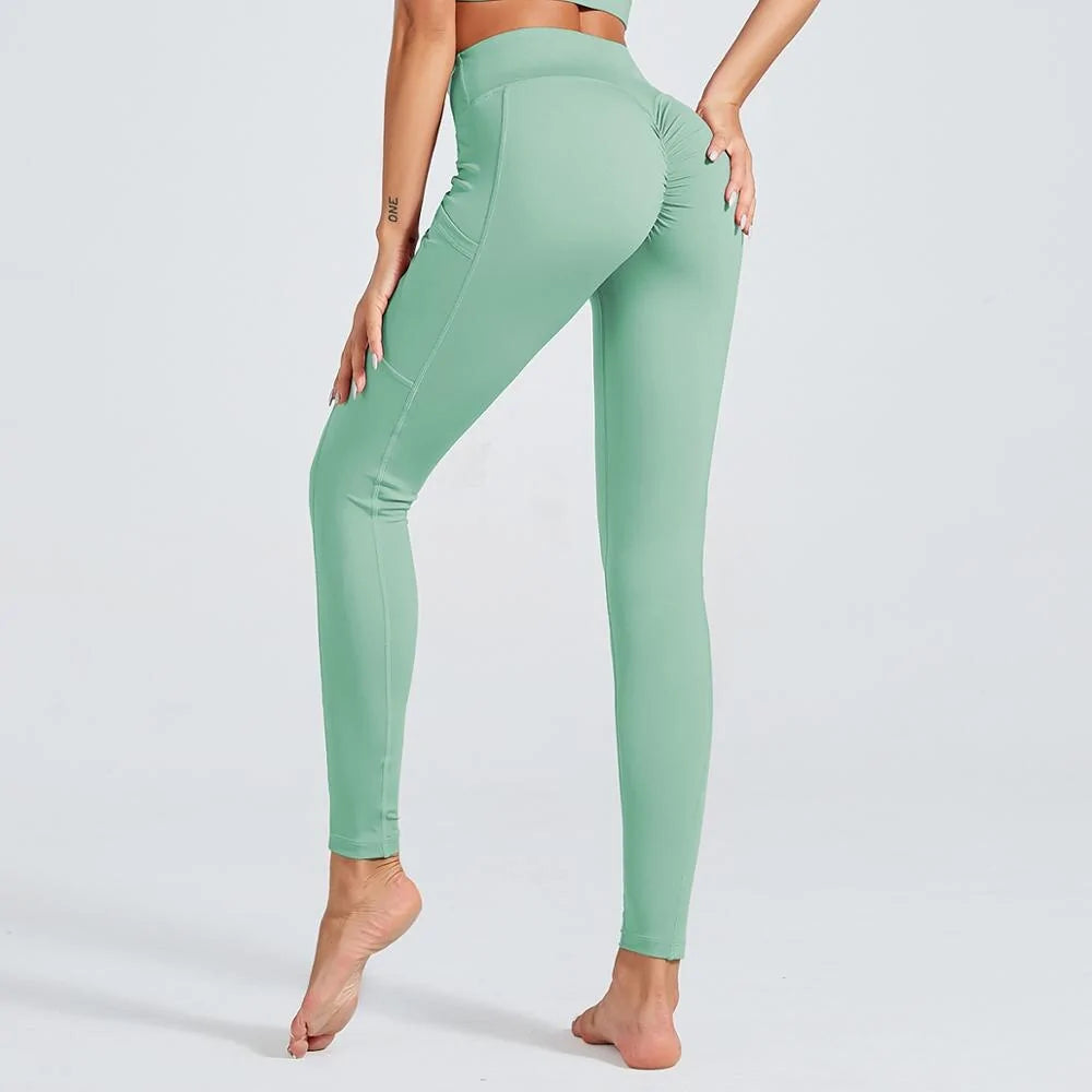 Fitness Soft Fabric Blend Sports Bra & Leggings For Women