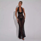 Women's Luminous Halter Dress