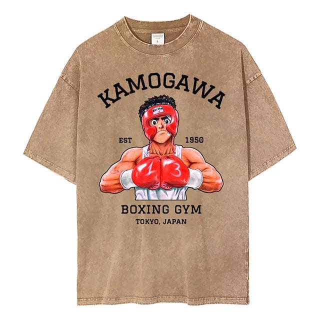 Vintage Harajuku Anime Washed Oversized Tshirt