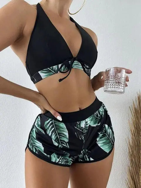 Women's High Waist Bikini Set Swimwear