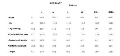 Oversized Men Casual Loose Cross Pant