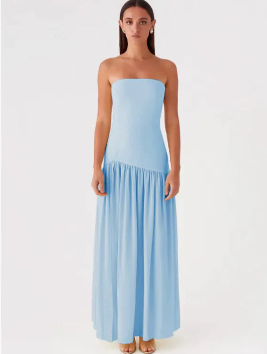 Women's Elegance Max Strapless Slit Dress