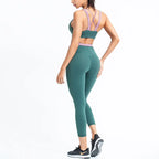 Women's 2020 Cross Border Yoga Suit Set Quick-Dry Activewear