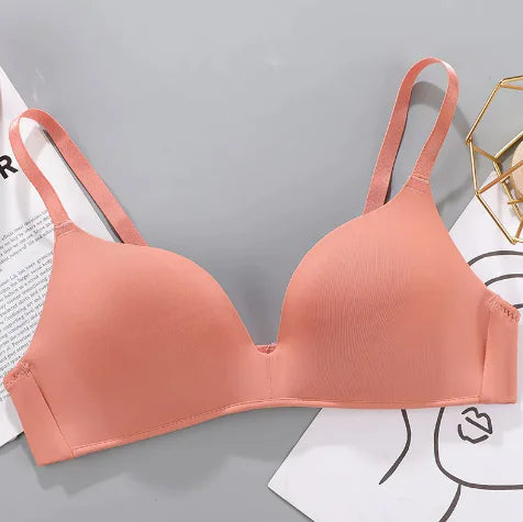 Breathable No Rims Gather Bra for Women