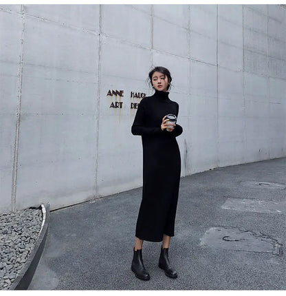 Women's Korean Style Knit Dress