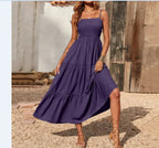 Multi Layer Chiffon Swing Dress Women