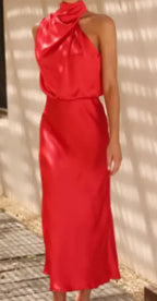 Women's Elegant Satin Dress