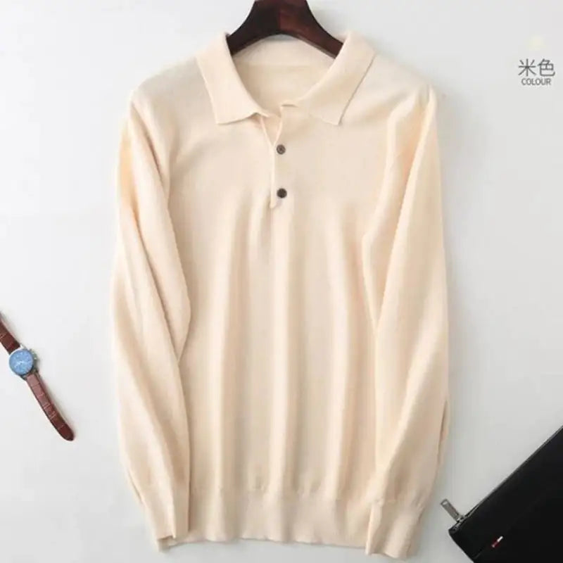 Luxurious Polo Sweater For Men