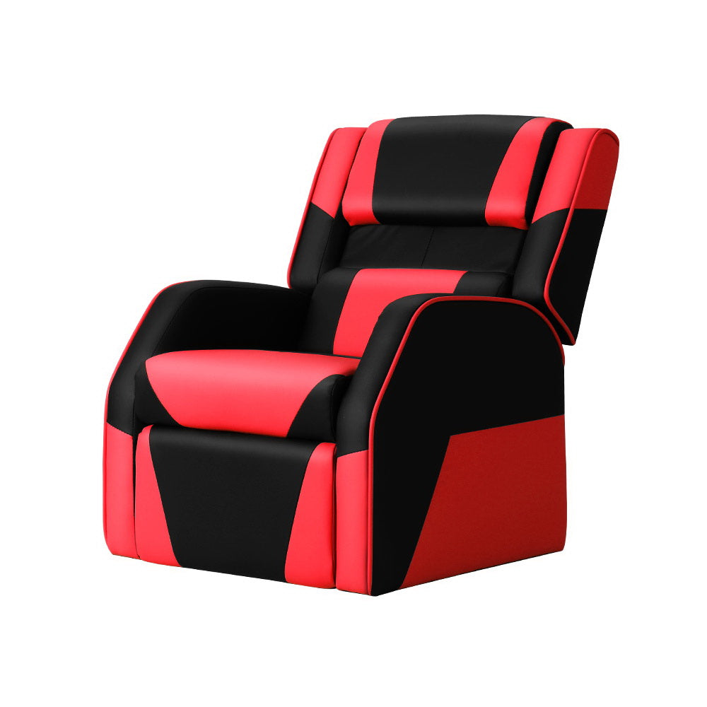 Keezi Kids Recliner Chair PU Leather Gaming Sofa Lounge Couch Children Armchair Main image