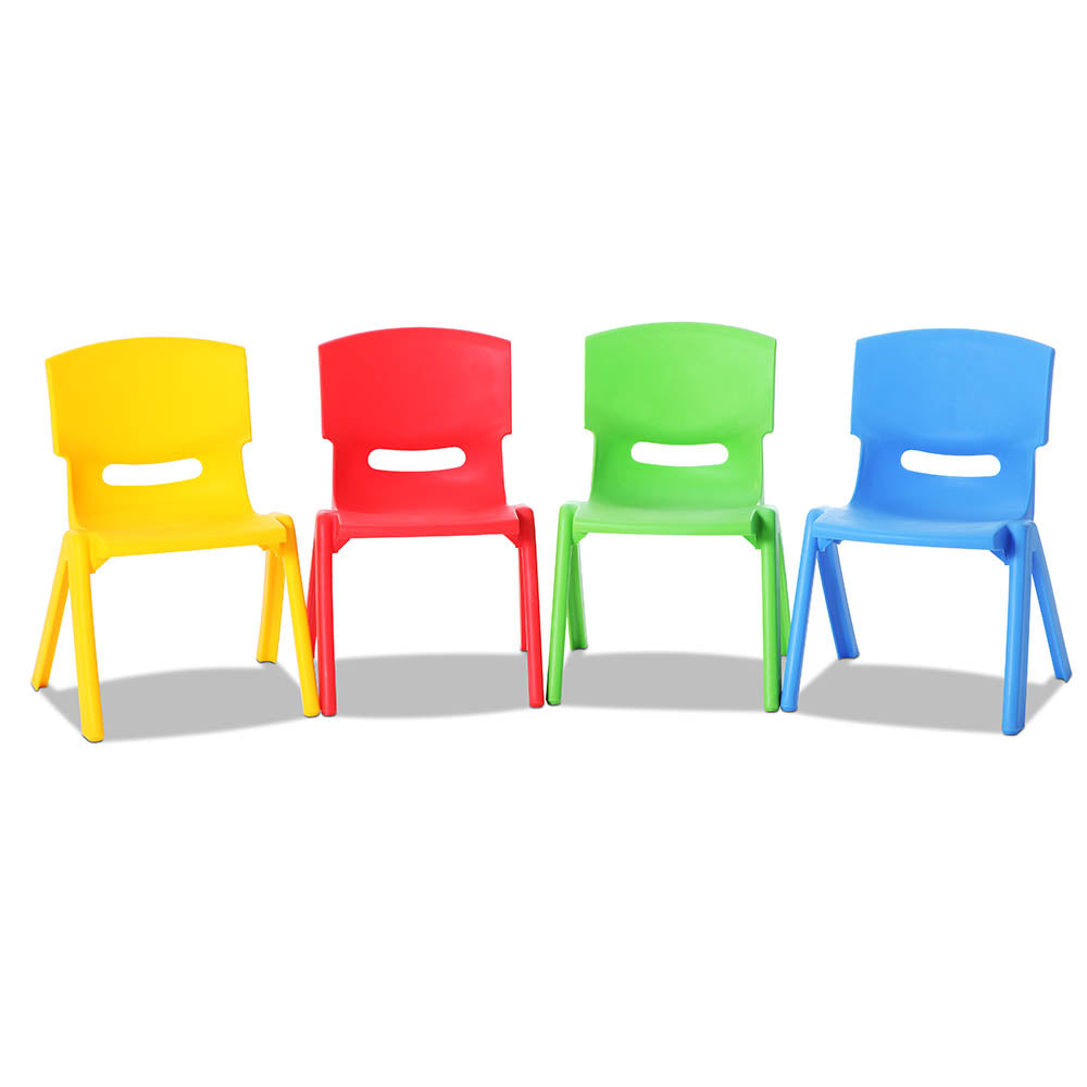 Keezi Kids Chairs Set Plastic Set of 4 Activity Study Chair 50KG Main image
