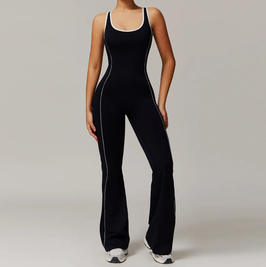 Women's Hollow Back Yoga Jumpsuit