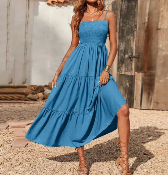 Multi Layer Chiffon Swing Dress Women