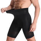Men's High Waisted Compression Shorts For Sports