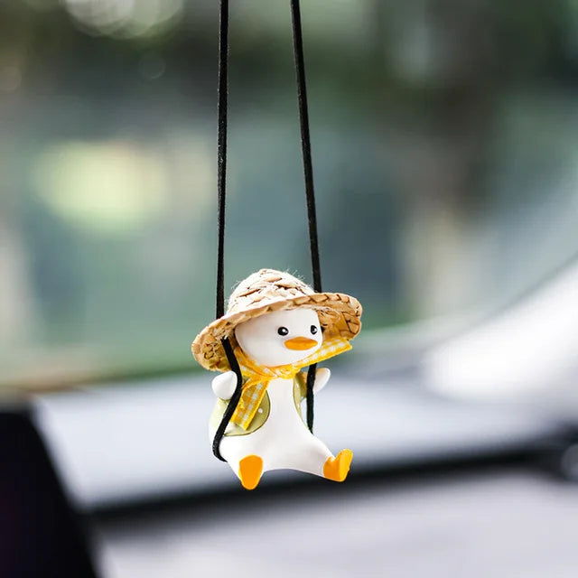 Anime Gypsum Swing Duck Car Interior Decoration