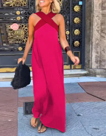 Women's Cross Beauty Back Dress