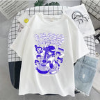 Short Sleeve Oversized Anime Tshirt