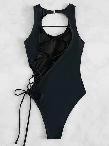 Women's Strappy Swimwear Bikini Set