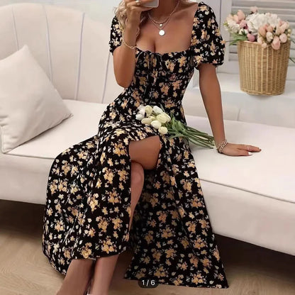 Women's Floral Split Dress