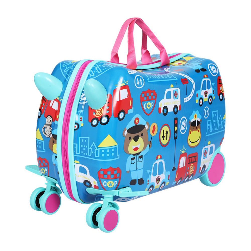 Wanderlite 17" Kids Ride On Luggage Children Suitcase Trolley Travel Car Main image
