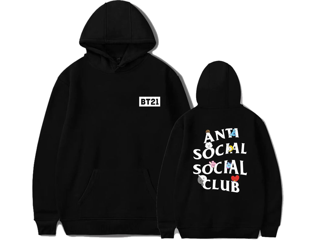 Unisex BTS Cartoon Style Hoodie And Merchandise Hoodie