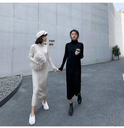 Women's Korean Style Knit Dress