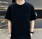 Men's Trendy Knitted T-Shirt – Stylish Brand Lead Design