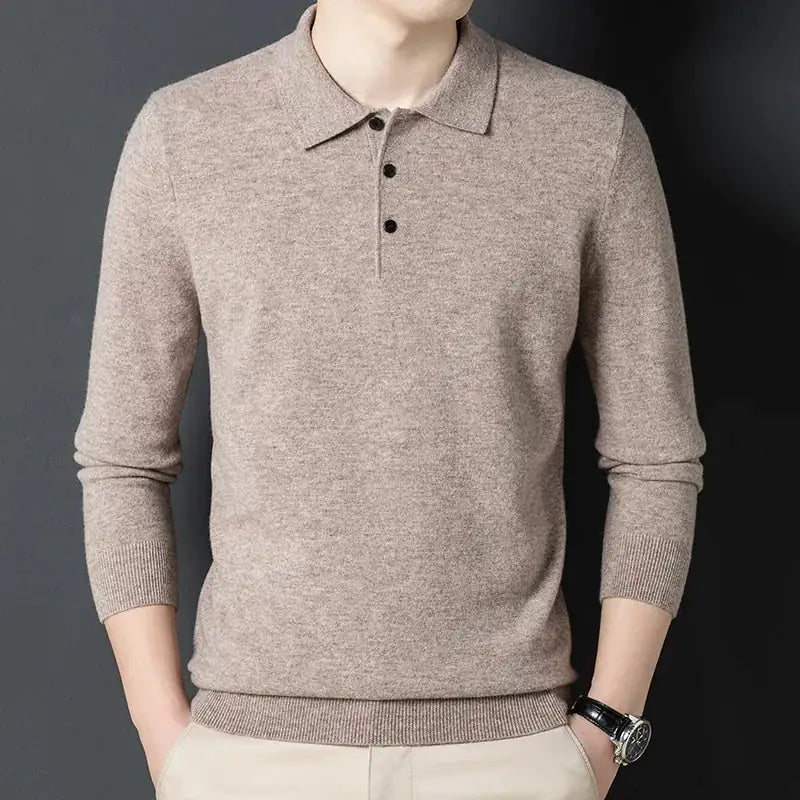 Luxurious Polo Sweater For Men