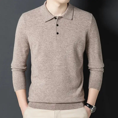 Luxurious Polo Sweater For Men
