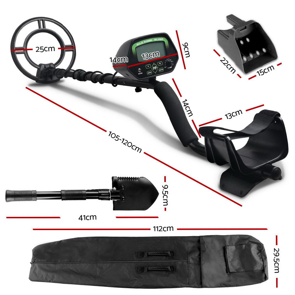 Metal Detector 220MM Deep Sensitive Waterproof Treasure Hunter Gold Digger Shovel Secondary image