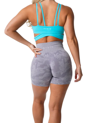 Women's Camo Seamless Activewear Yoga Shorts