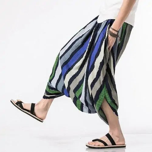 Oversized Men Casual Loose Cross Pant