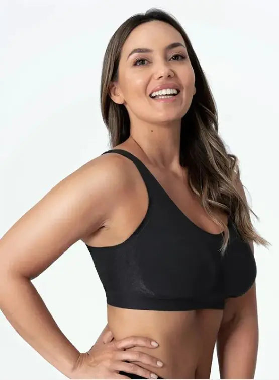 Large Size Light Version Vest Bra Solid Color Base Polyester Women's Bras Not Branded
