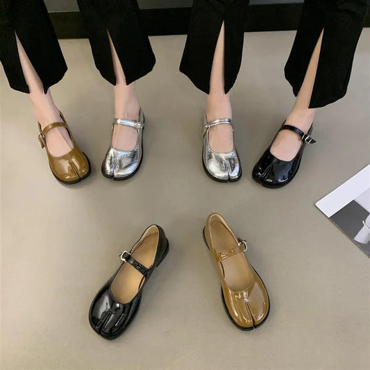 Retro Square Toe Mary Jane Pumps Shoes