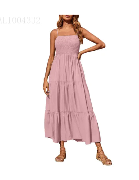 Multi Layer Chiffon Swing Dress Women