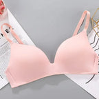 Breathable No Rims Gather Bra for Women