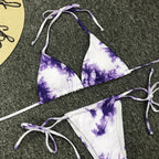 Women's Tie Dye Micro Bikini Set