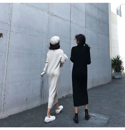 Women's Korean Style Knit Dress