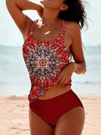 Women's Bliss Printed High Waisted Bikini Set