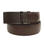 Men's Automatic Buckle Leather Belt - Genuine Cowhide