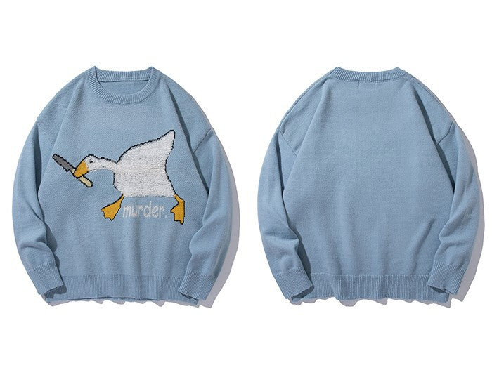 Casual Long Sleeve Harajuku Sweatshirt Unisex Unisex Sweatshirt Unbranded Blue M