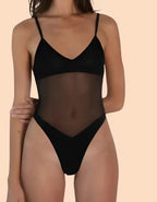 Women's One Piece Tie Up Bikini Swimsuit